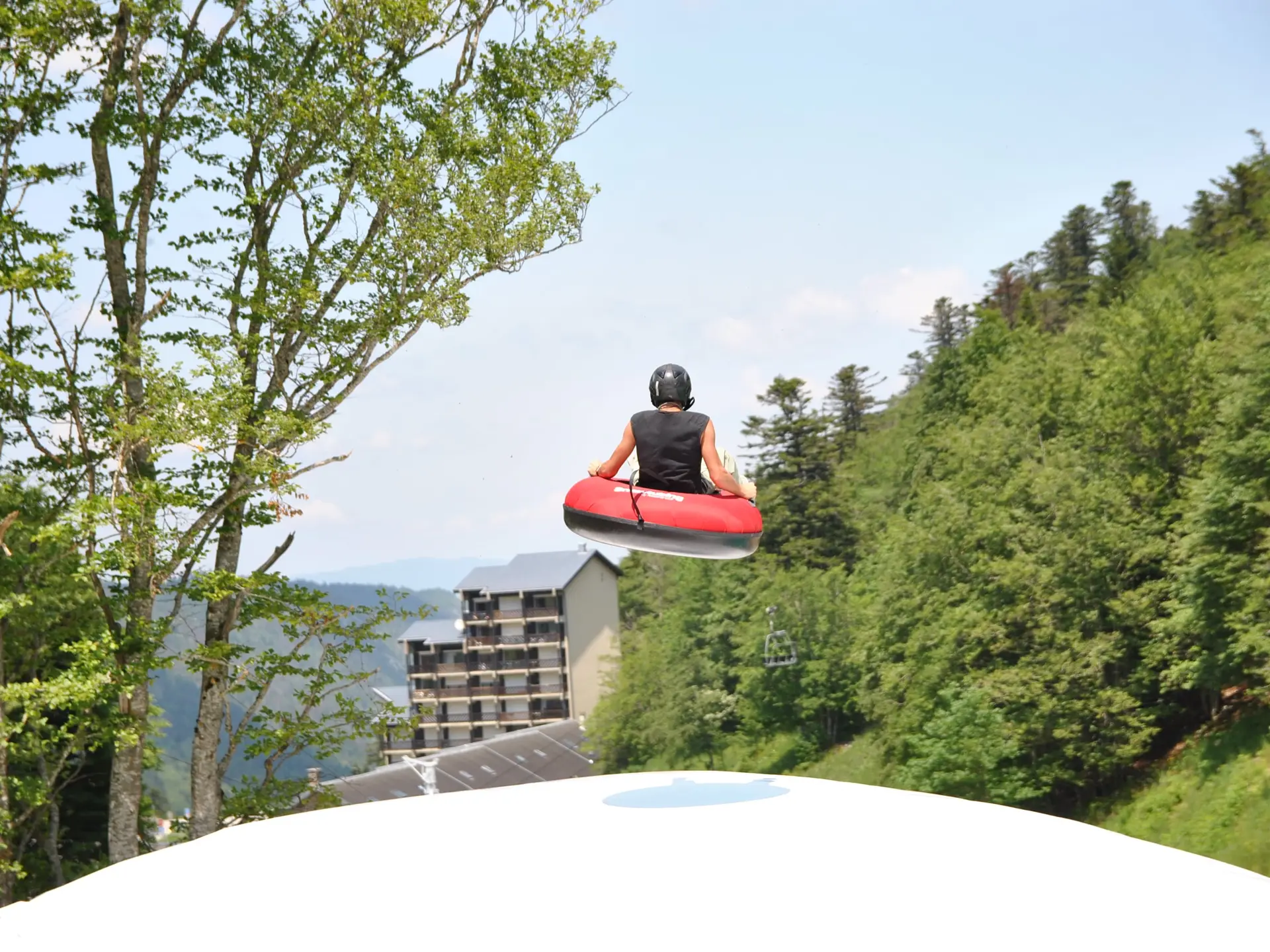 Air Bag Jump au Col de Rousset