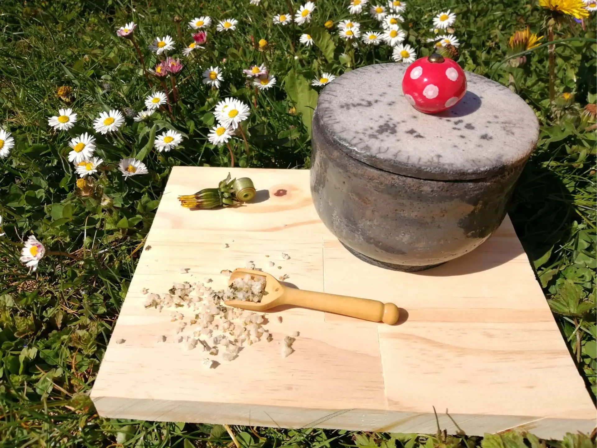 pot à sel en poterie