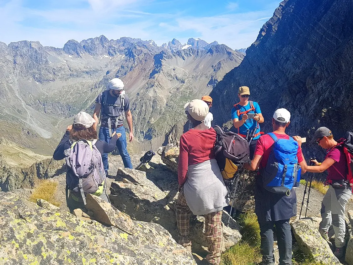 Aimée la montagne, accompagnatrice