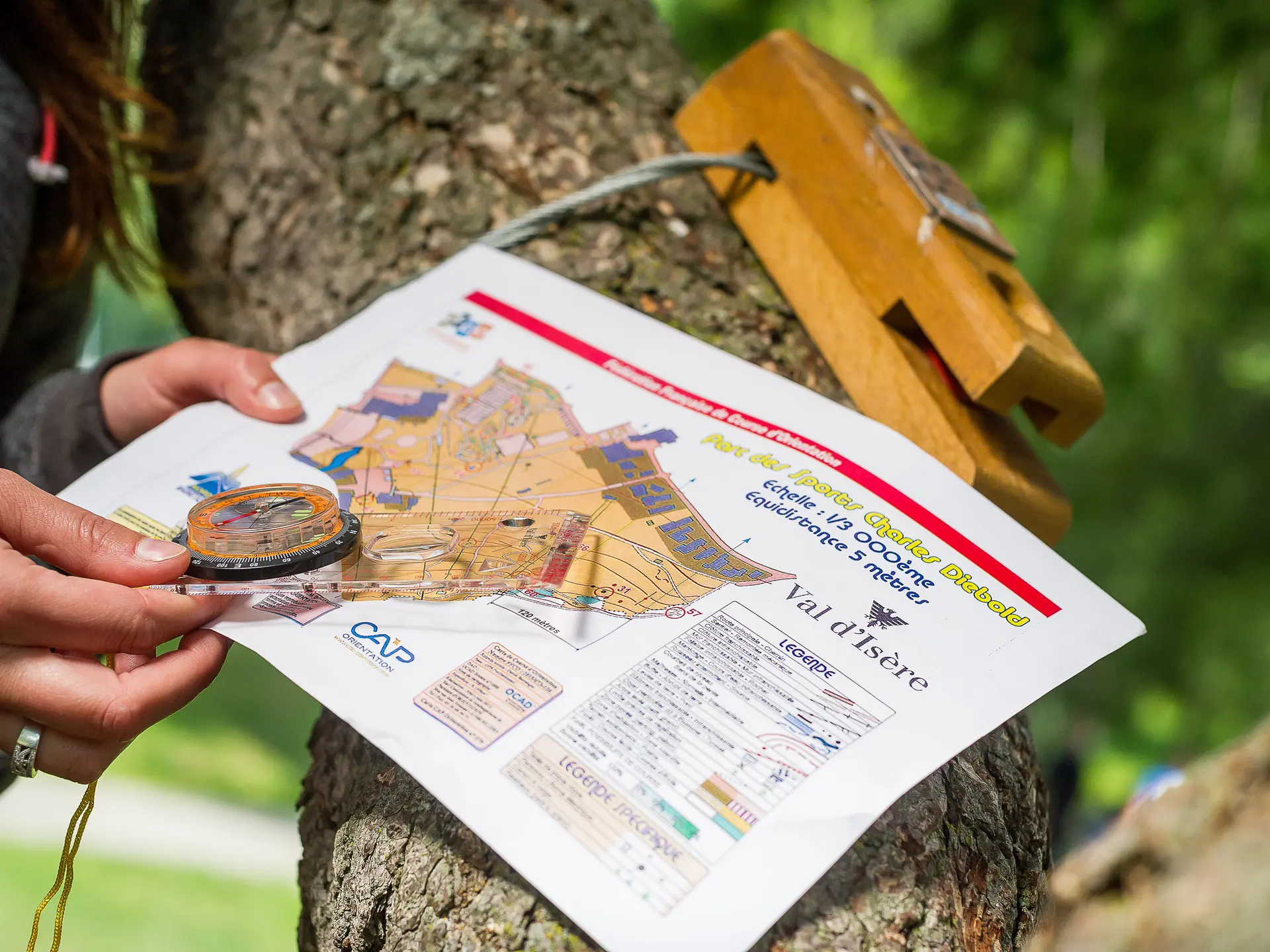 Carte de course d'orientation