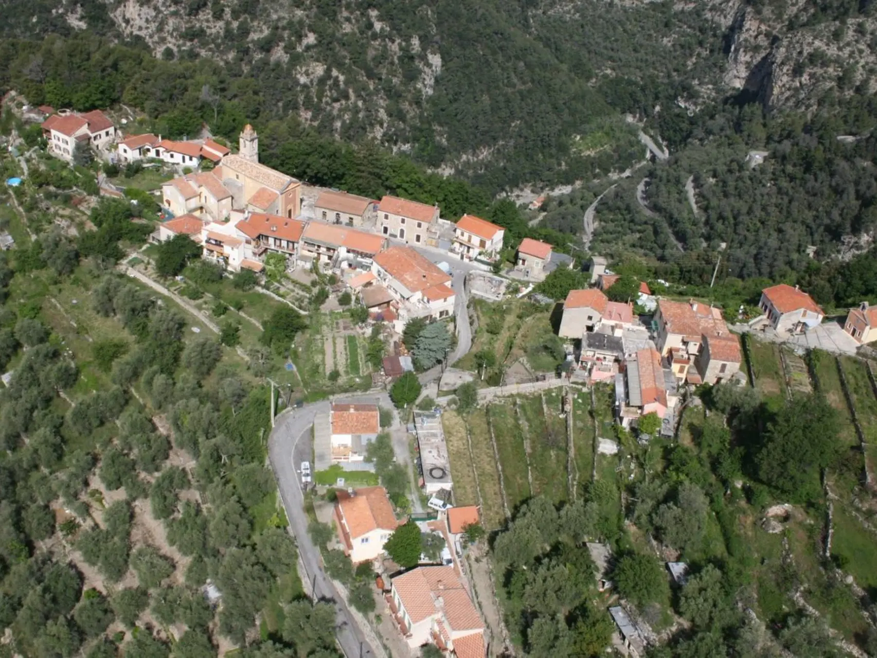 Vue aérienne Hameau de Libre