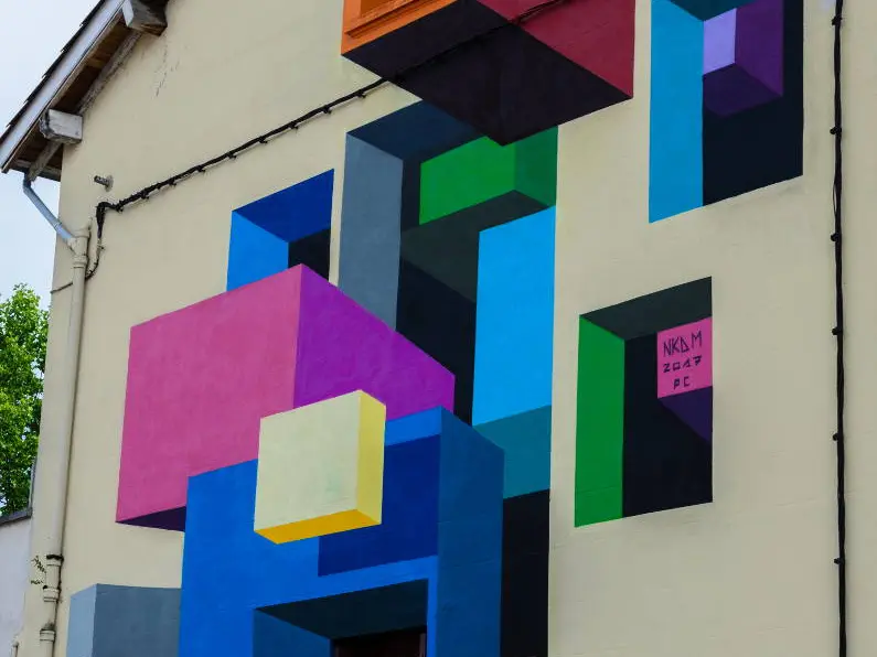 Nikodem, mur peint Roche-La-Molière