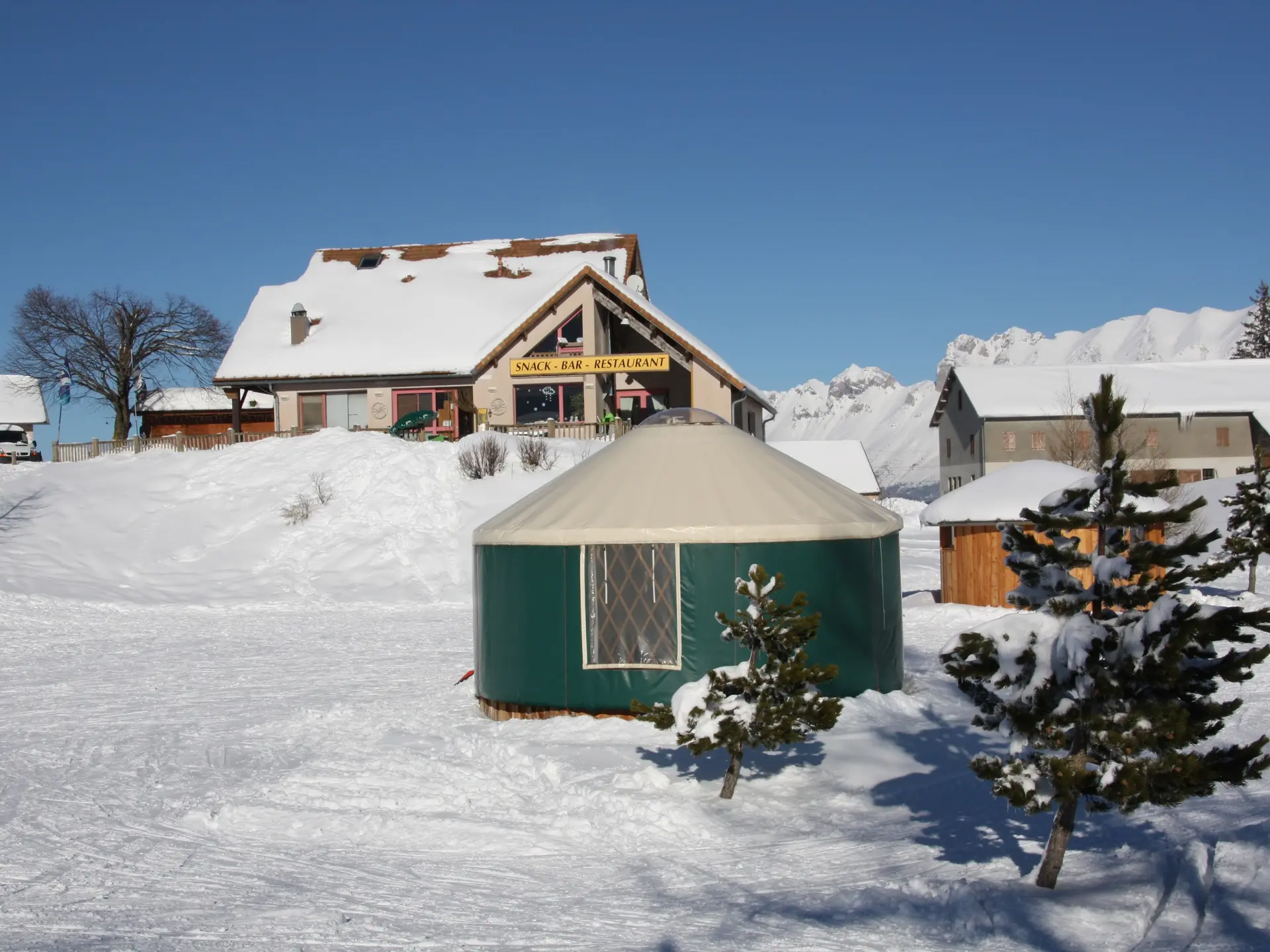 Foyer de ski de fond du Col du Festre, Dévoluy, Hautes-Alpes