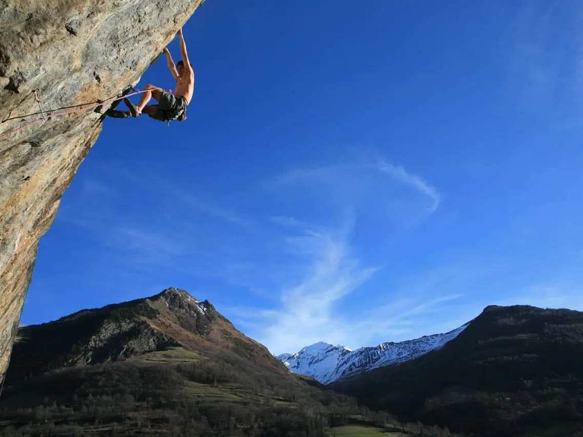 Escalade falaise