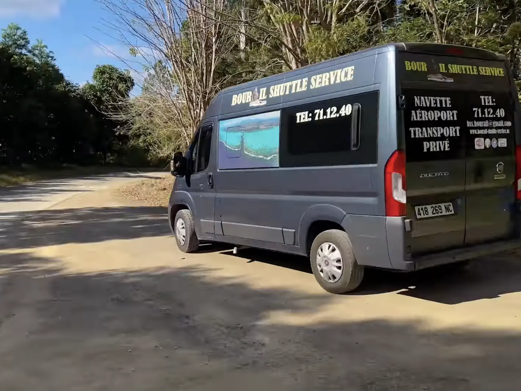 Bourail Shuttle Service Van