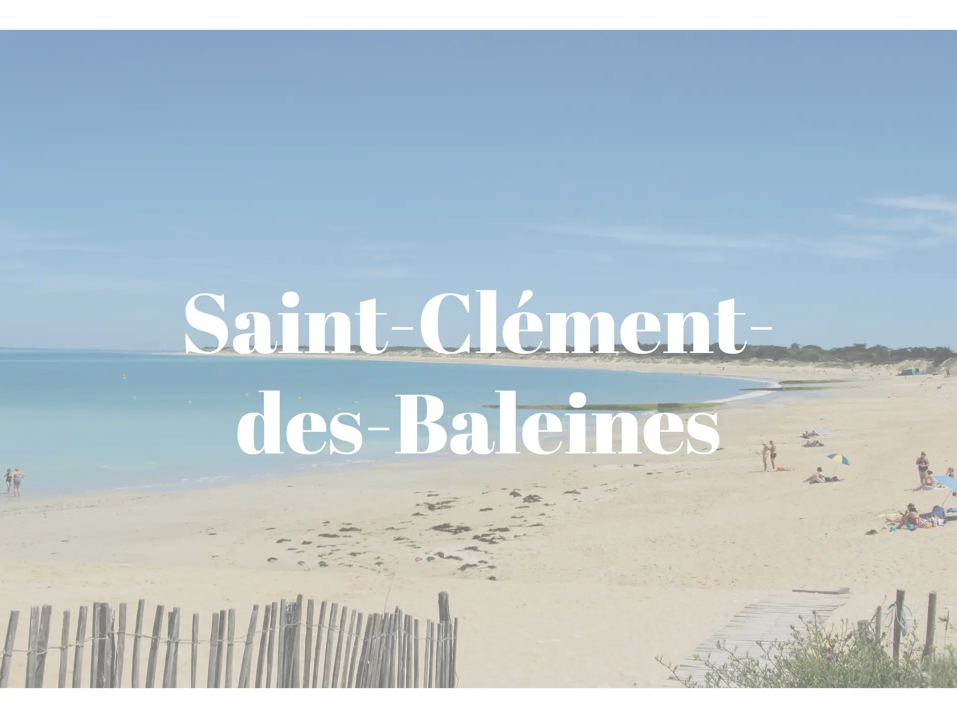 Équipement de Saint-Clément-des-Baleines