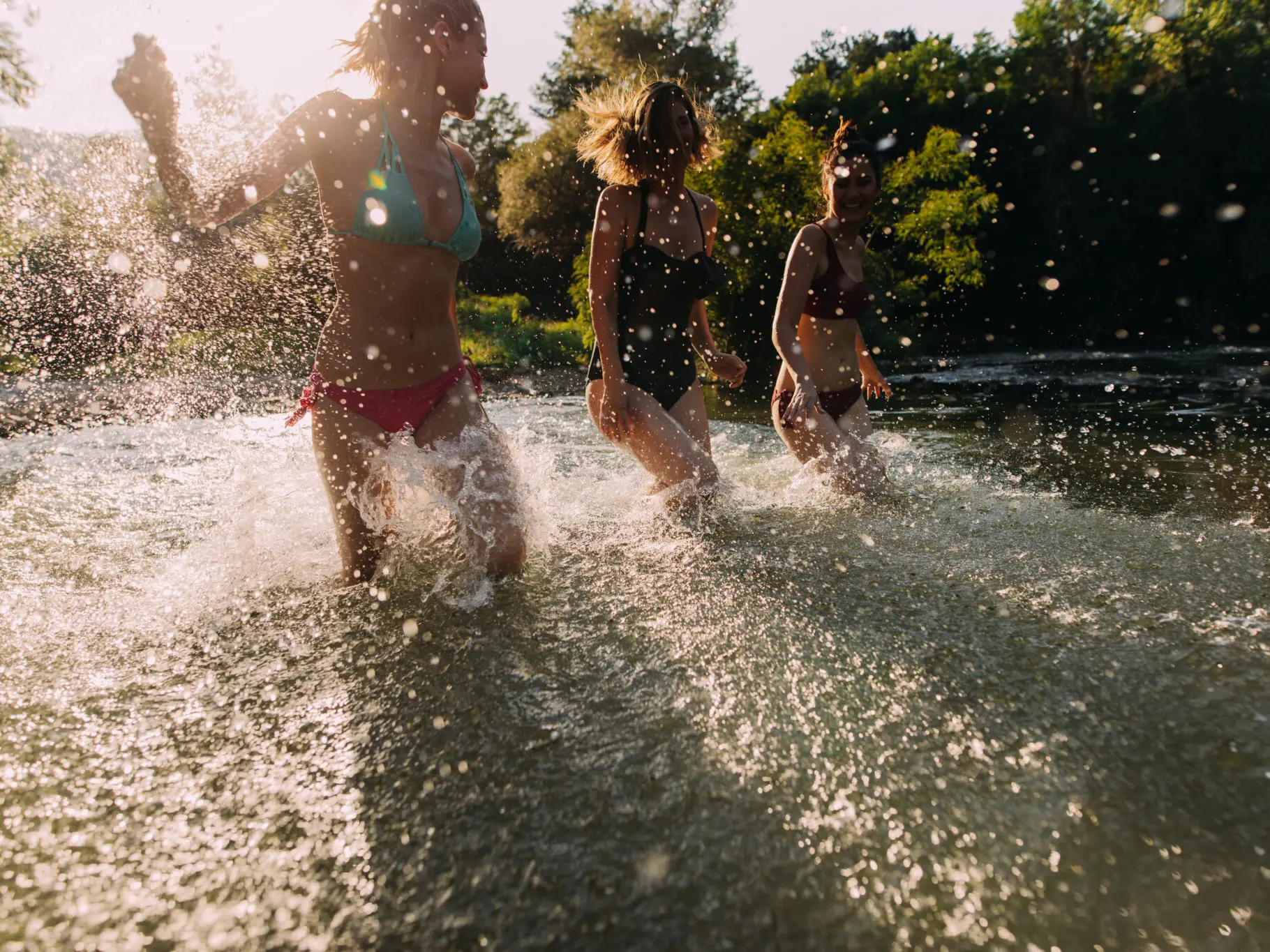 Plongeon dans le Gardon