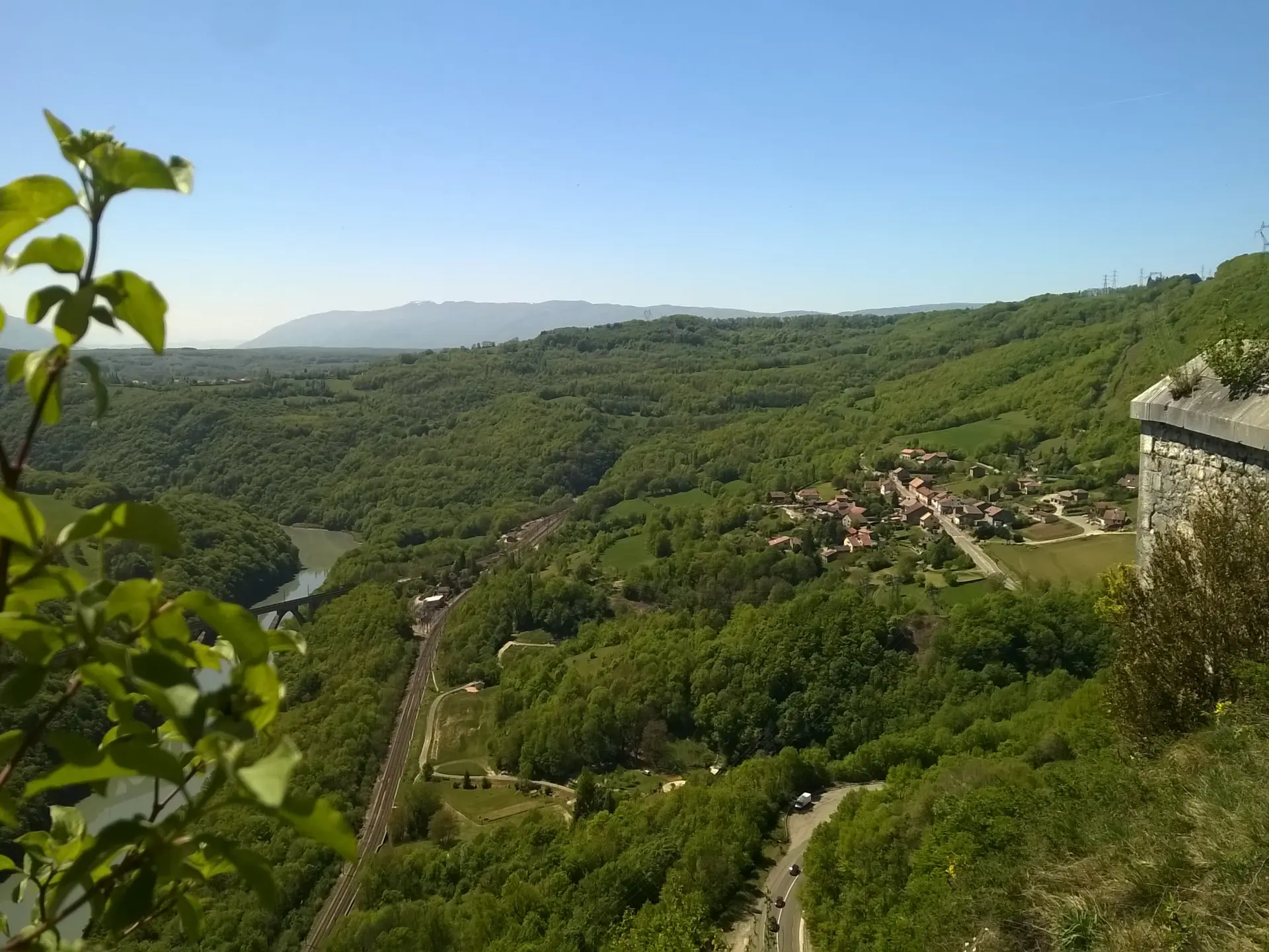 Vue depuis la via ferrata