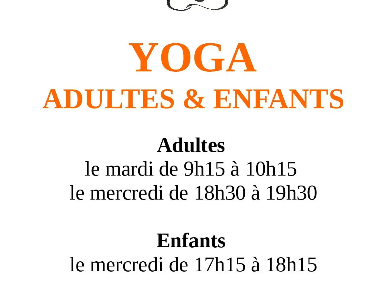 Yoga adultes et enfants