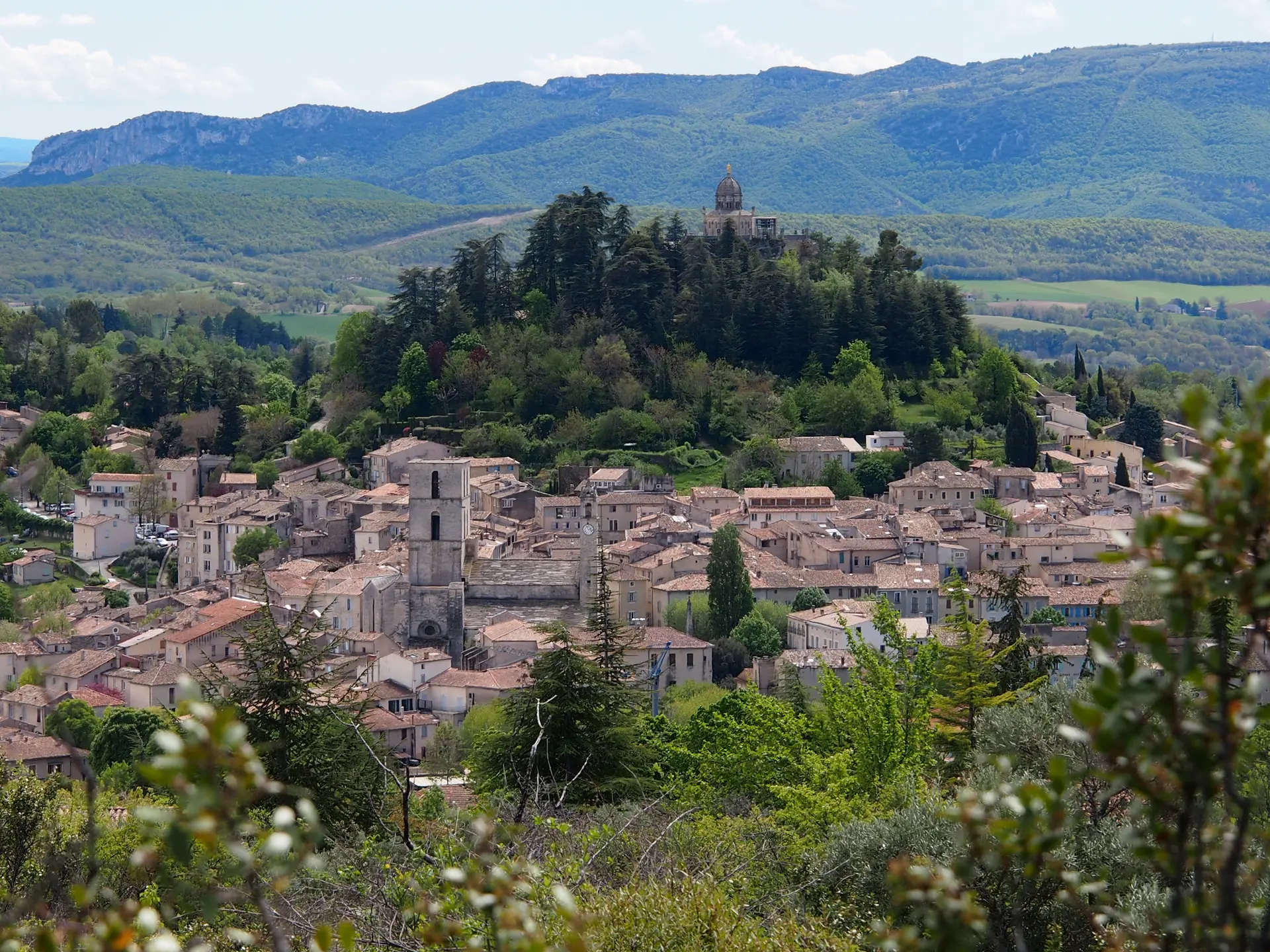 Vue générale de Forcalquier