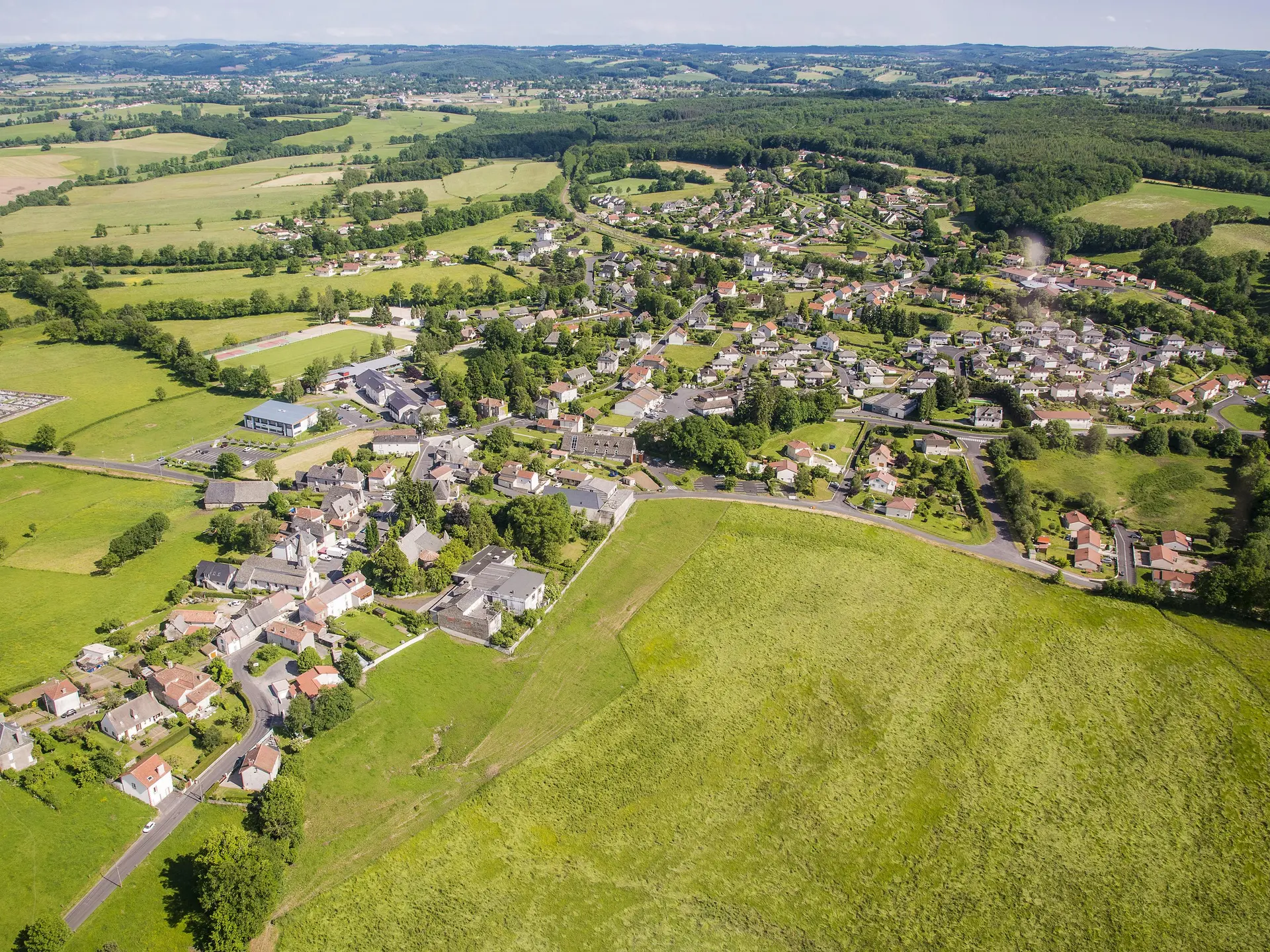 Vue aérienne