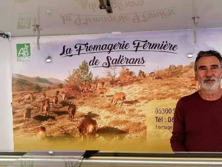 Stand sur le marché