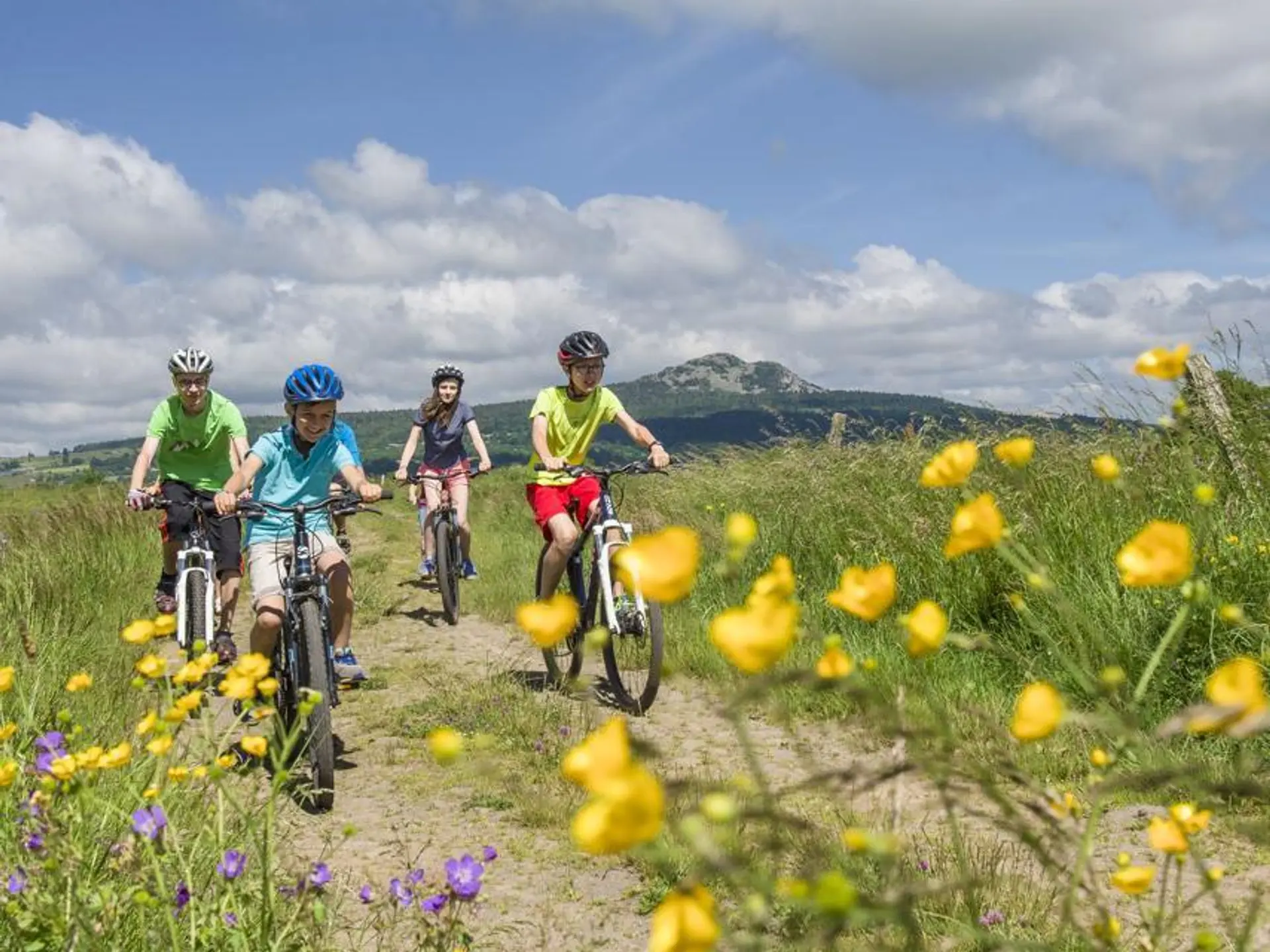 En famille sur les chemins