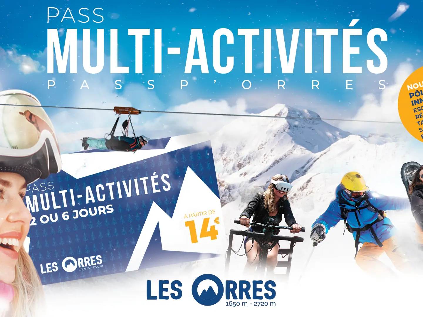 Pass multi-activités Passp'Orres_Les Orres