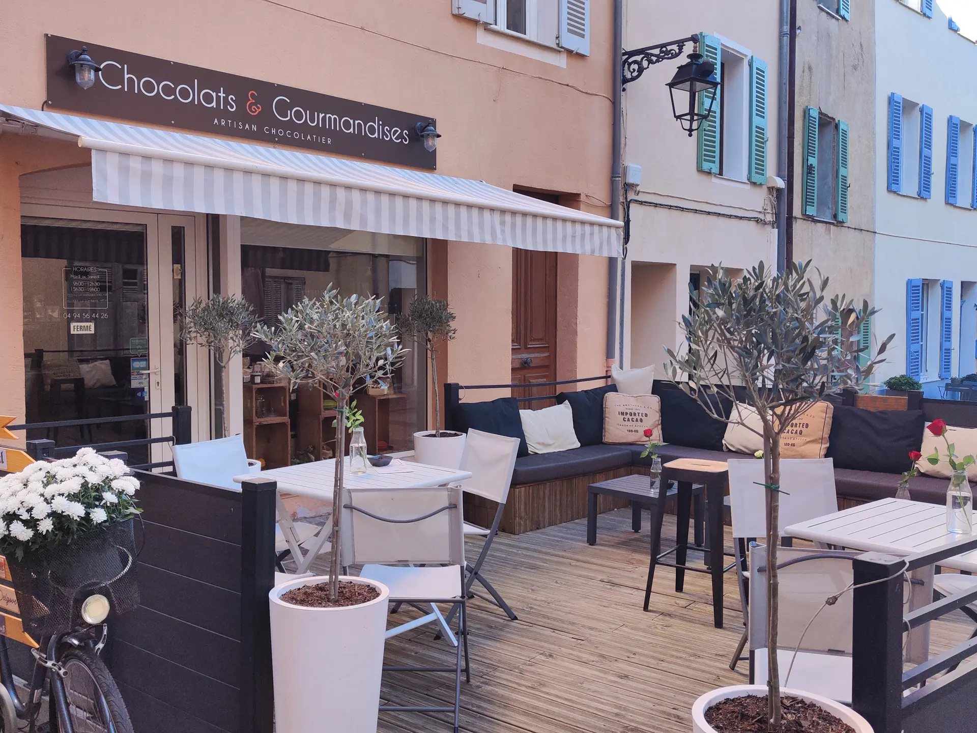 Terrasse Chocolats et gourmandises