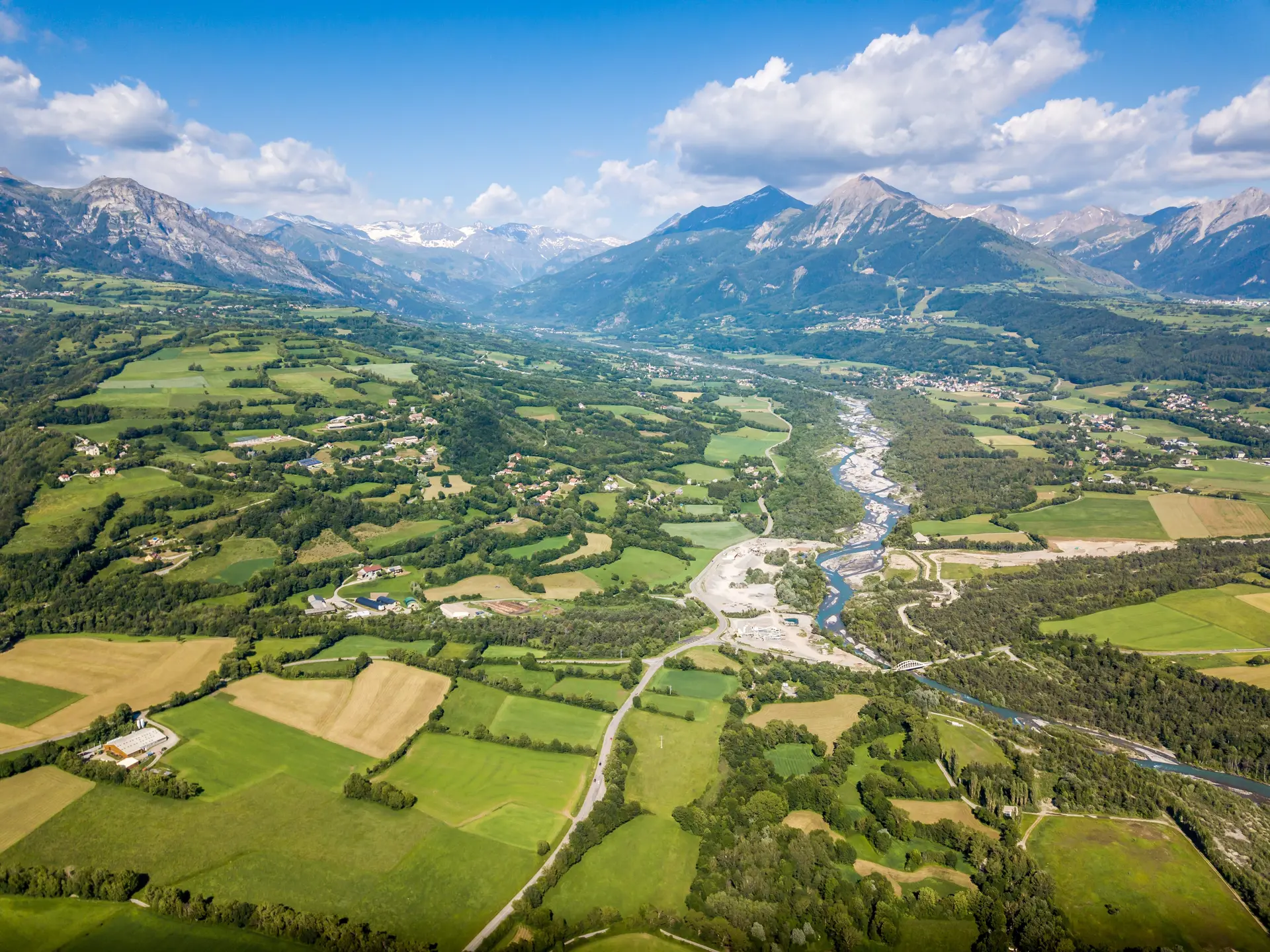 Vue sur la vallée du Champsaur