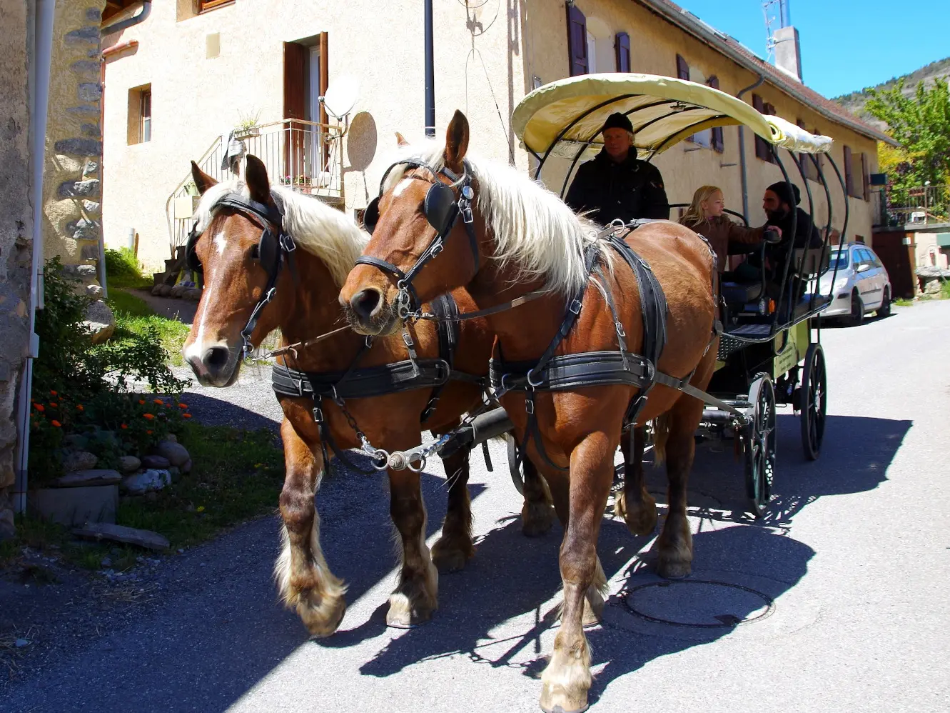 Promenade en calèche, Chariot des Hautes Terres