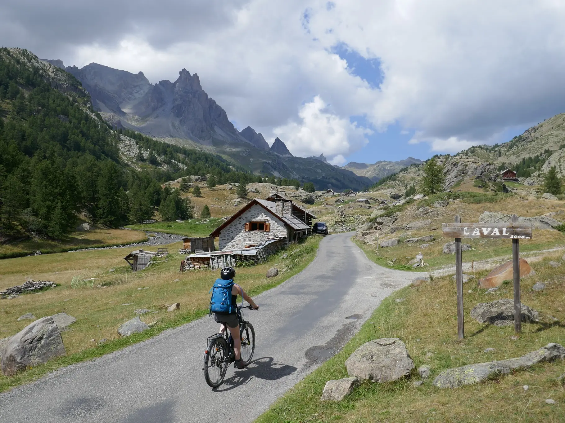 Randonnée à vélo en vallée de la Clarée - La Grave