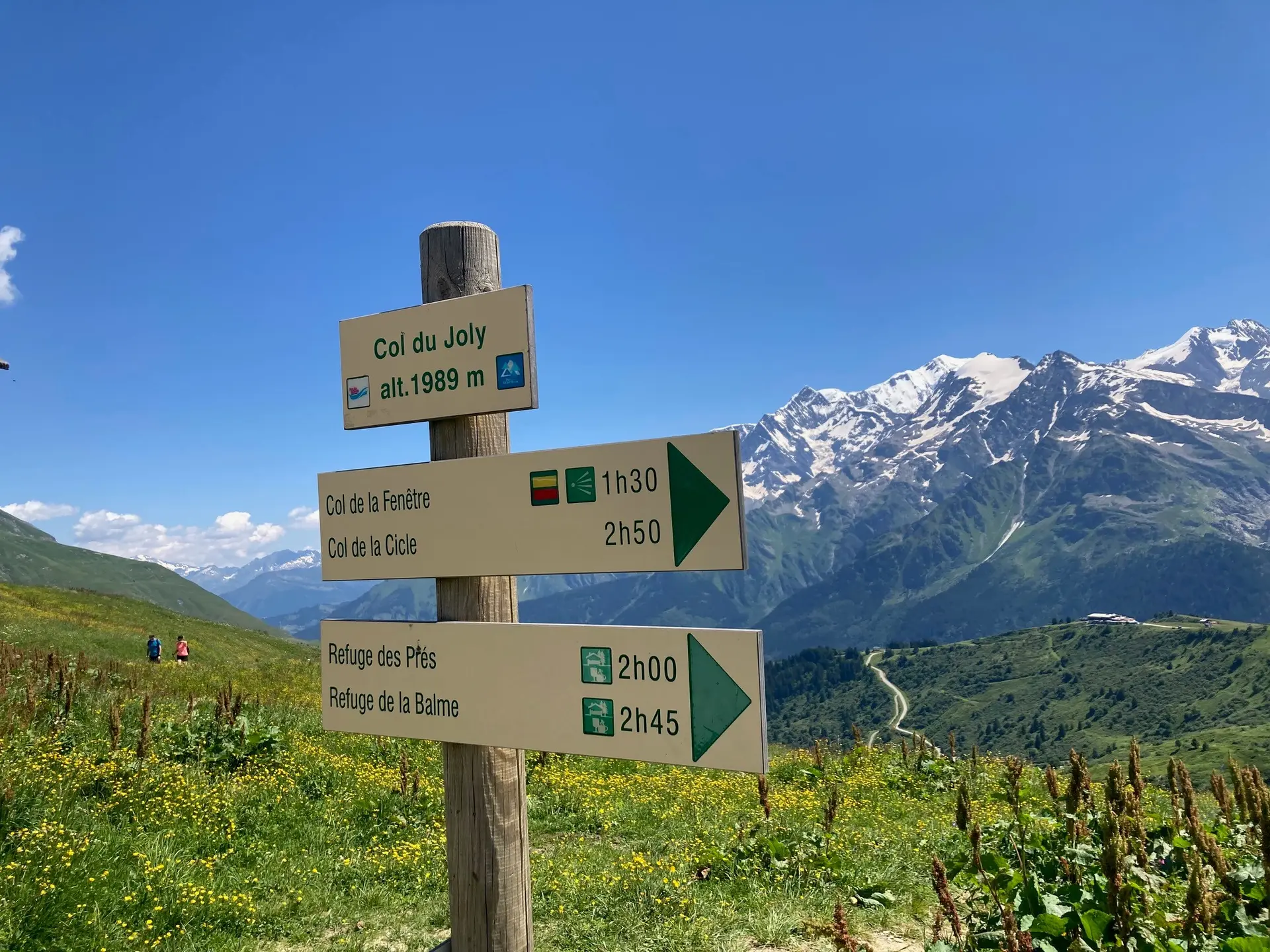 Parcours expert : Le Mont-Blanc depuis le col du Joly_La Giettaz