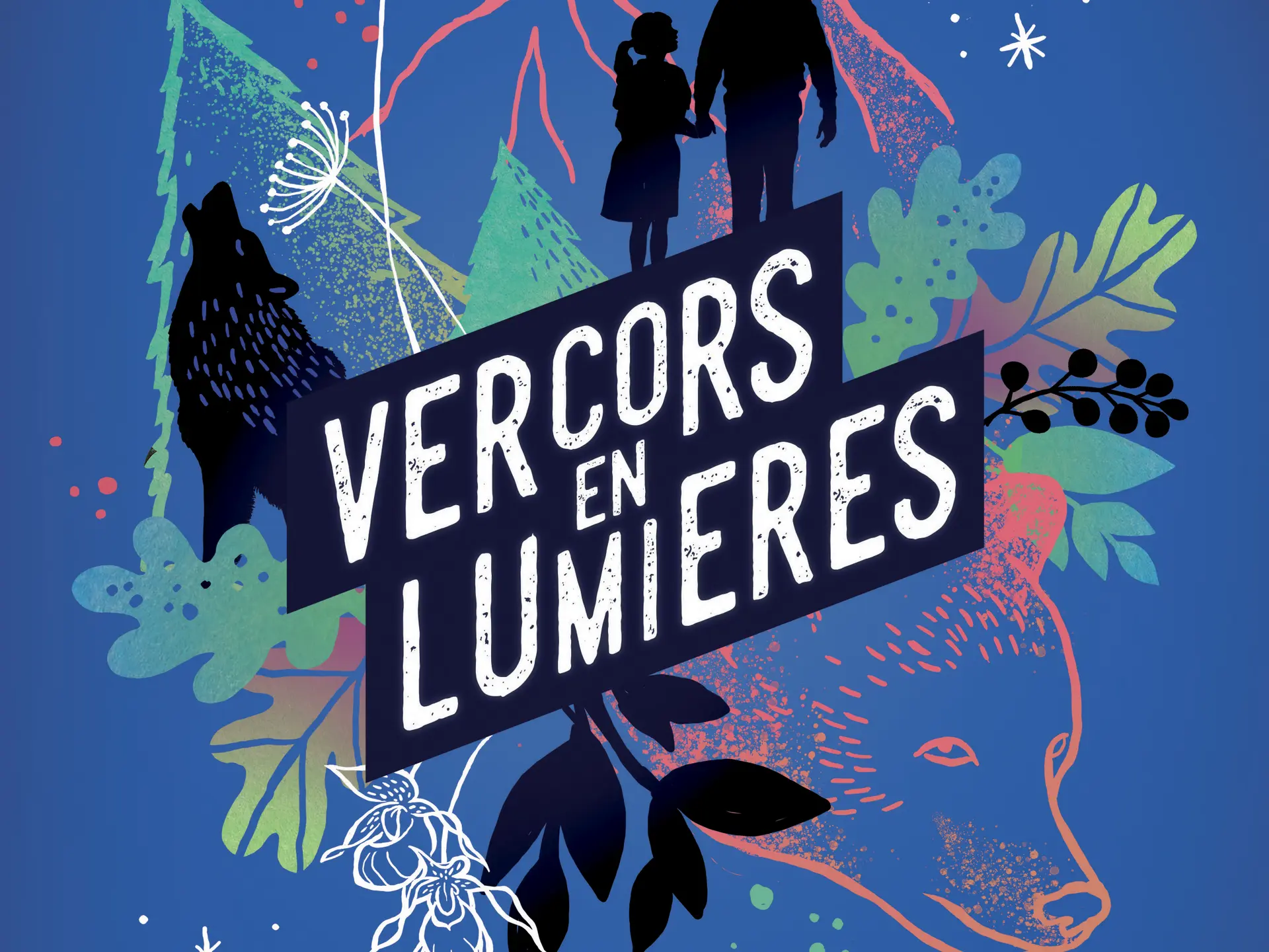 affiche du parcours conté nocturne Vercors en Lumière