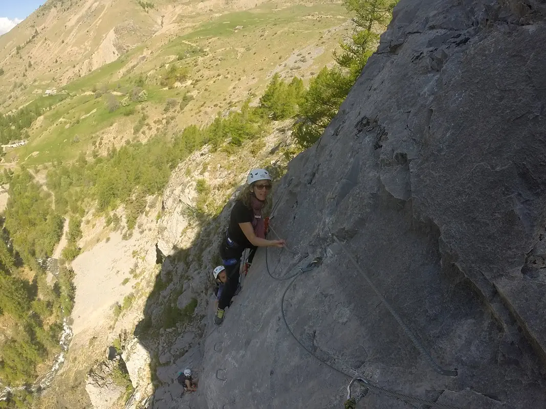 Via ferrata à Ancelle avec Eau Vive Passion