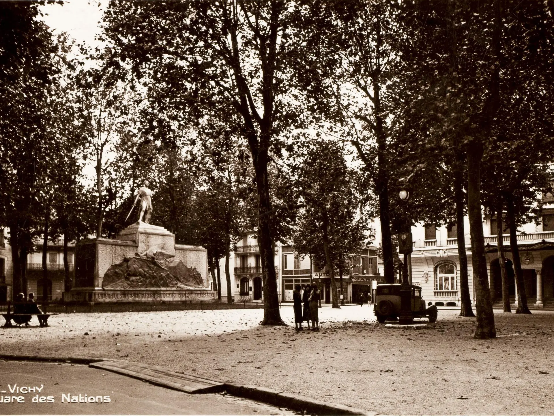 Carte postale, vers 1935