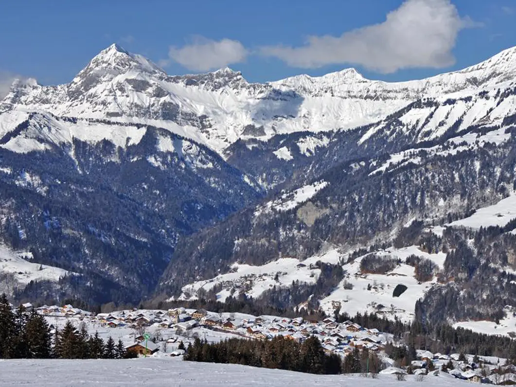 Itinéraire ski de rando Crest-Voland -Mont Lachat