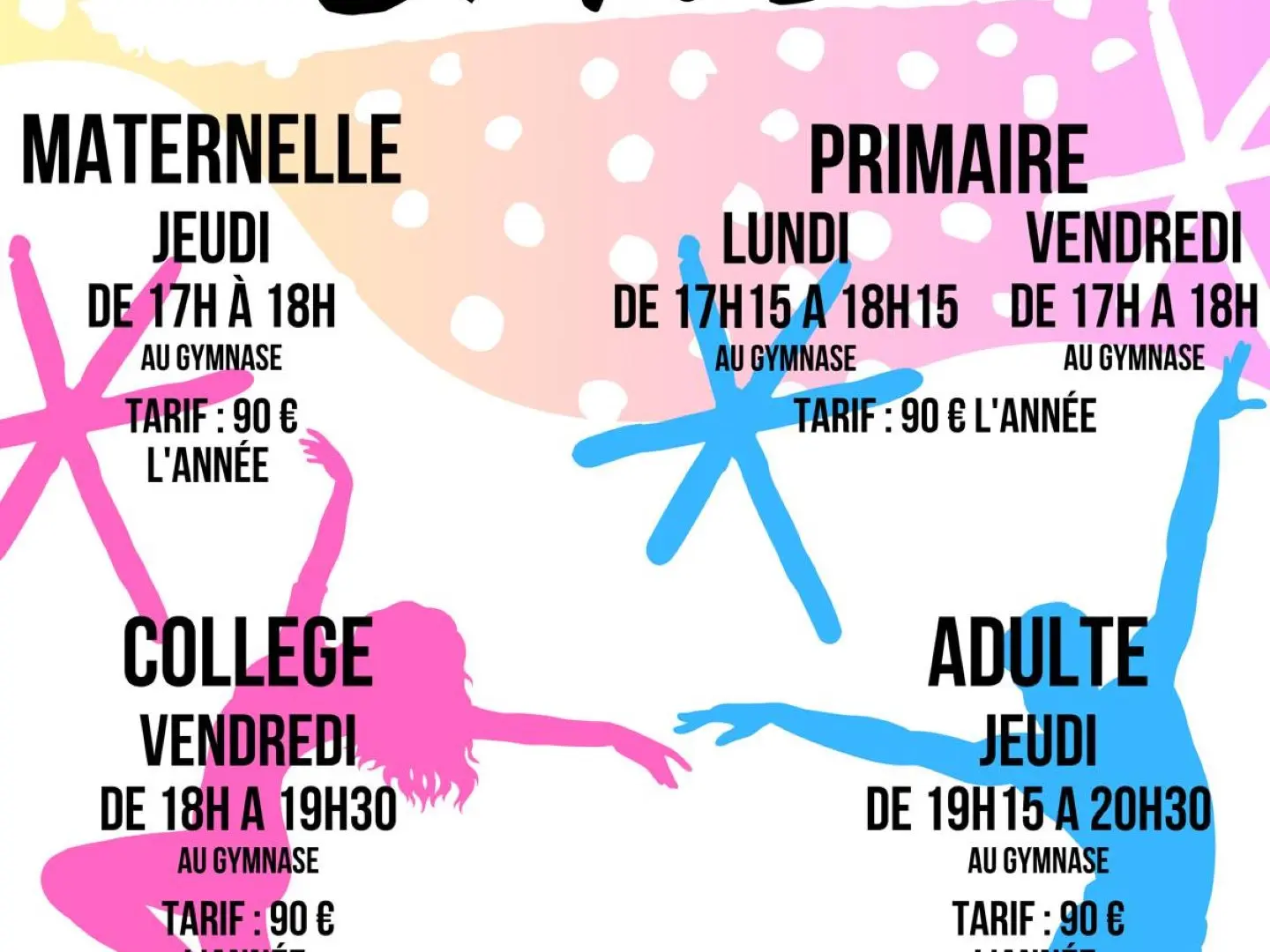 Cours de danse