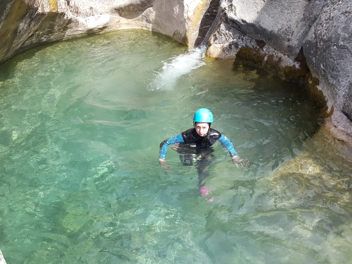 Sortie canyoning avec Actions