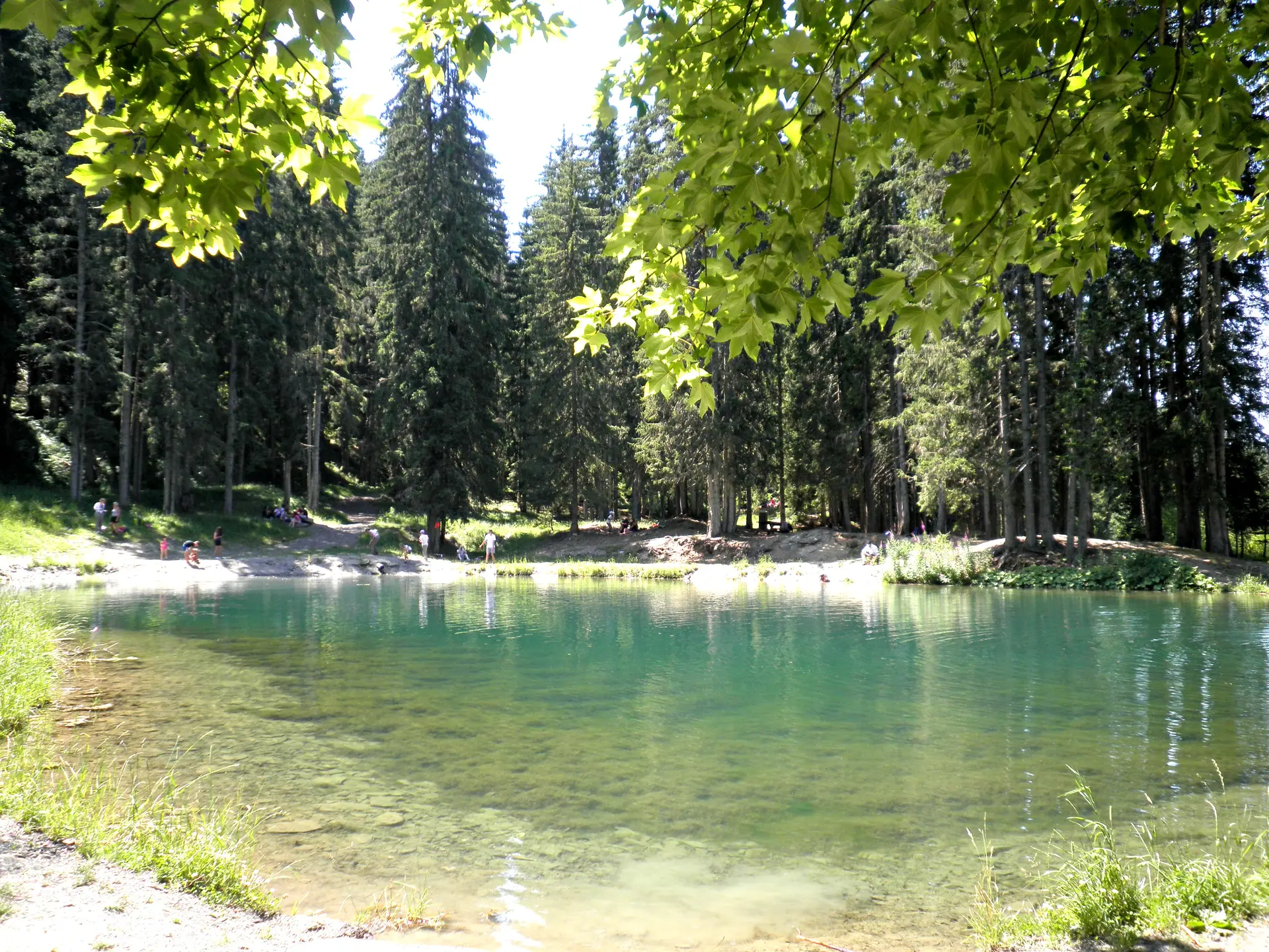 Lac des Evettes à Flumet