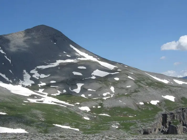 En arrivant vers le Mont Mounier