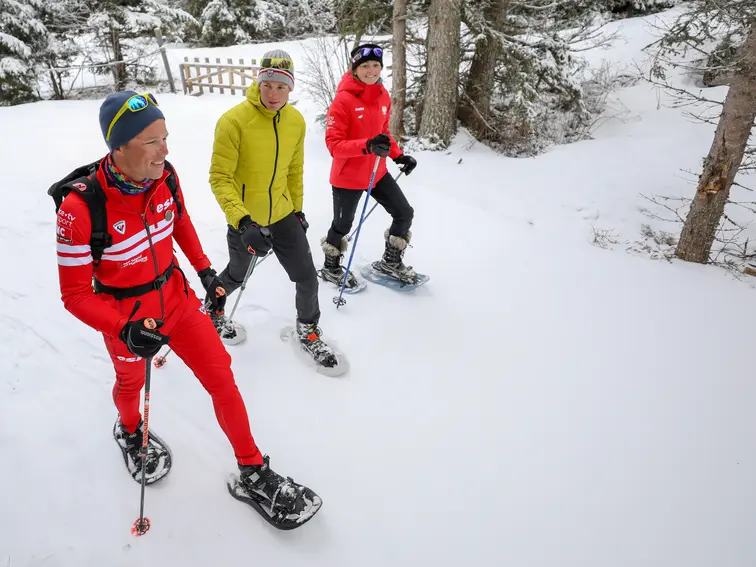 Balade en raquettes avec l'ESF