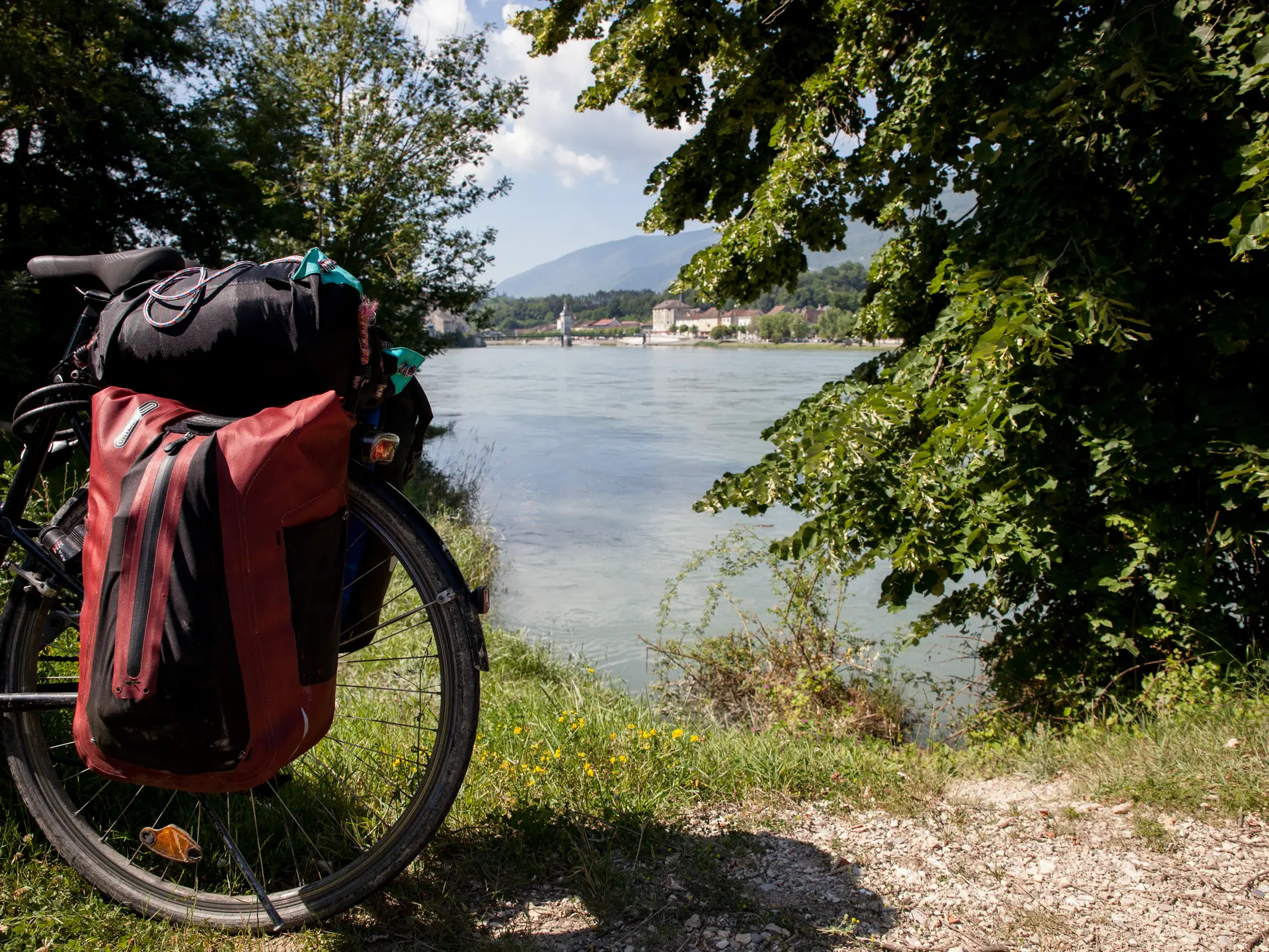 Vélo sur la ViaRhôna