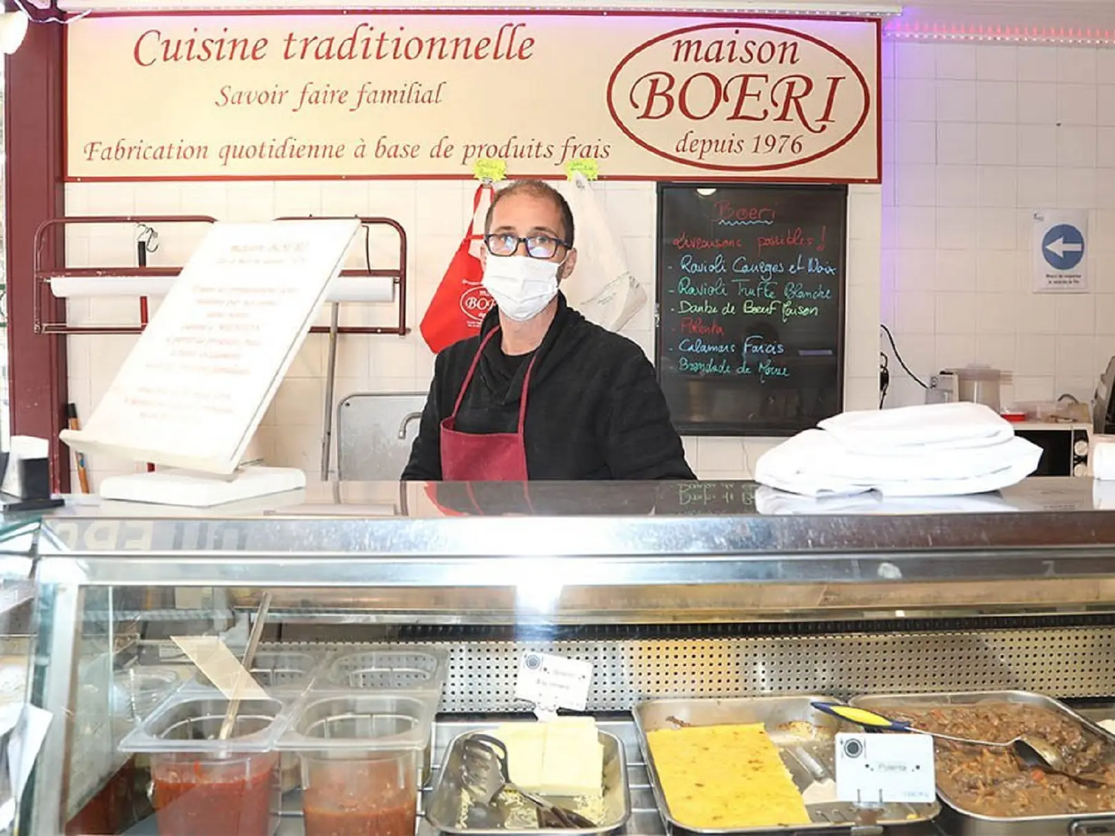 Etale de la Masion Boeri aux halles municipales de Menton