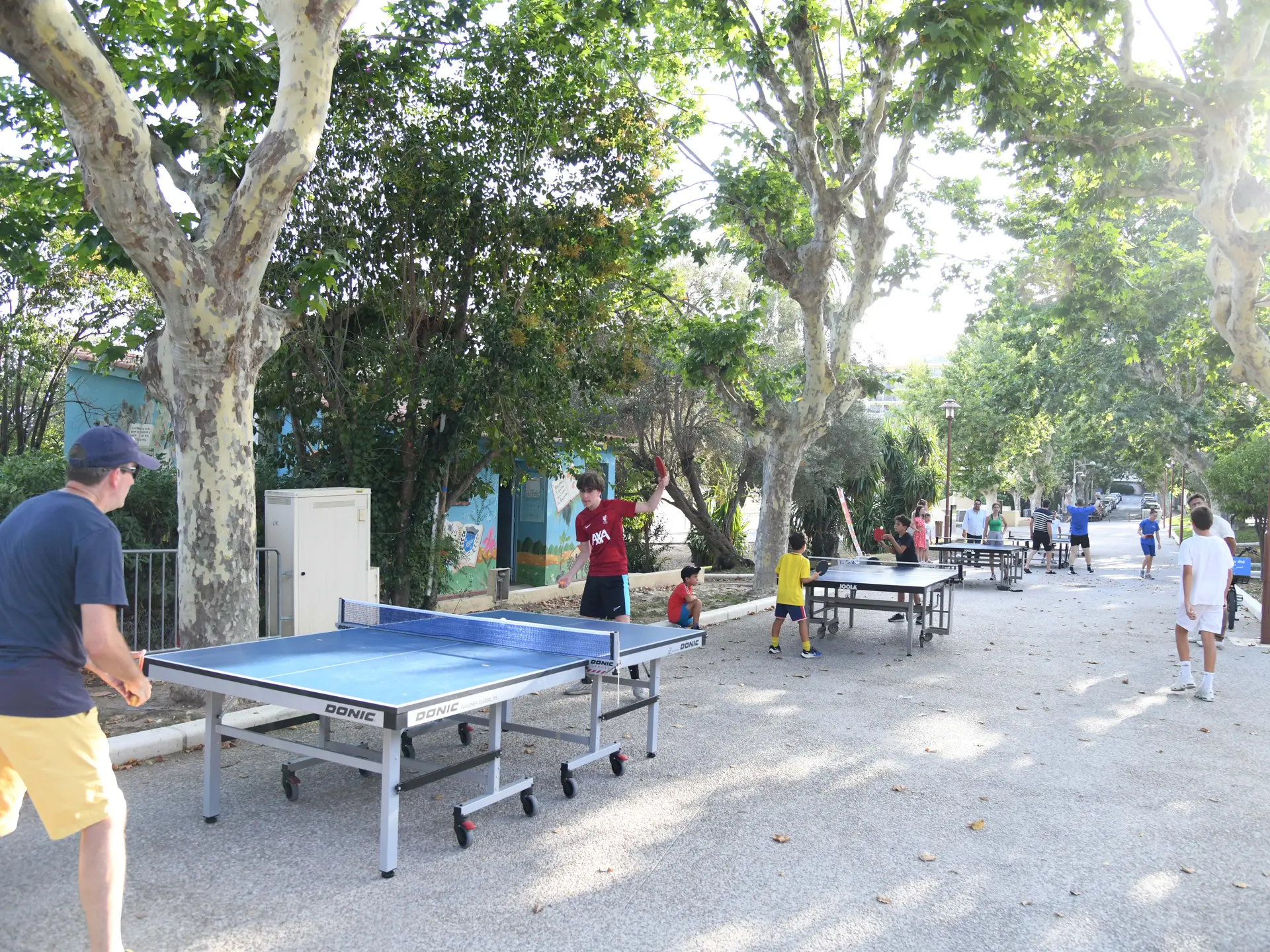 animation d'été ping pong le cannet