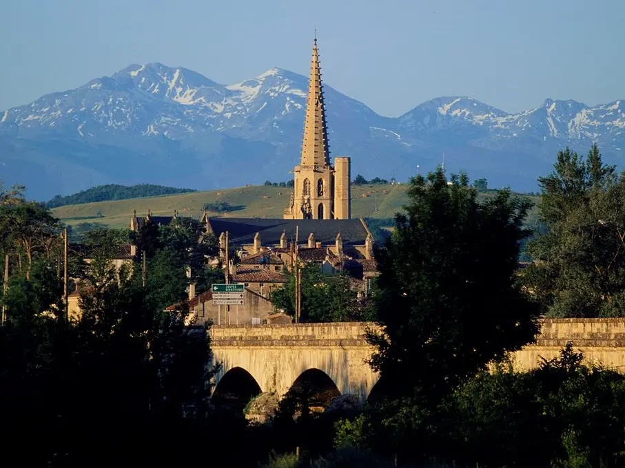Vue de la cathédrale de Mirepoix