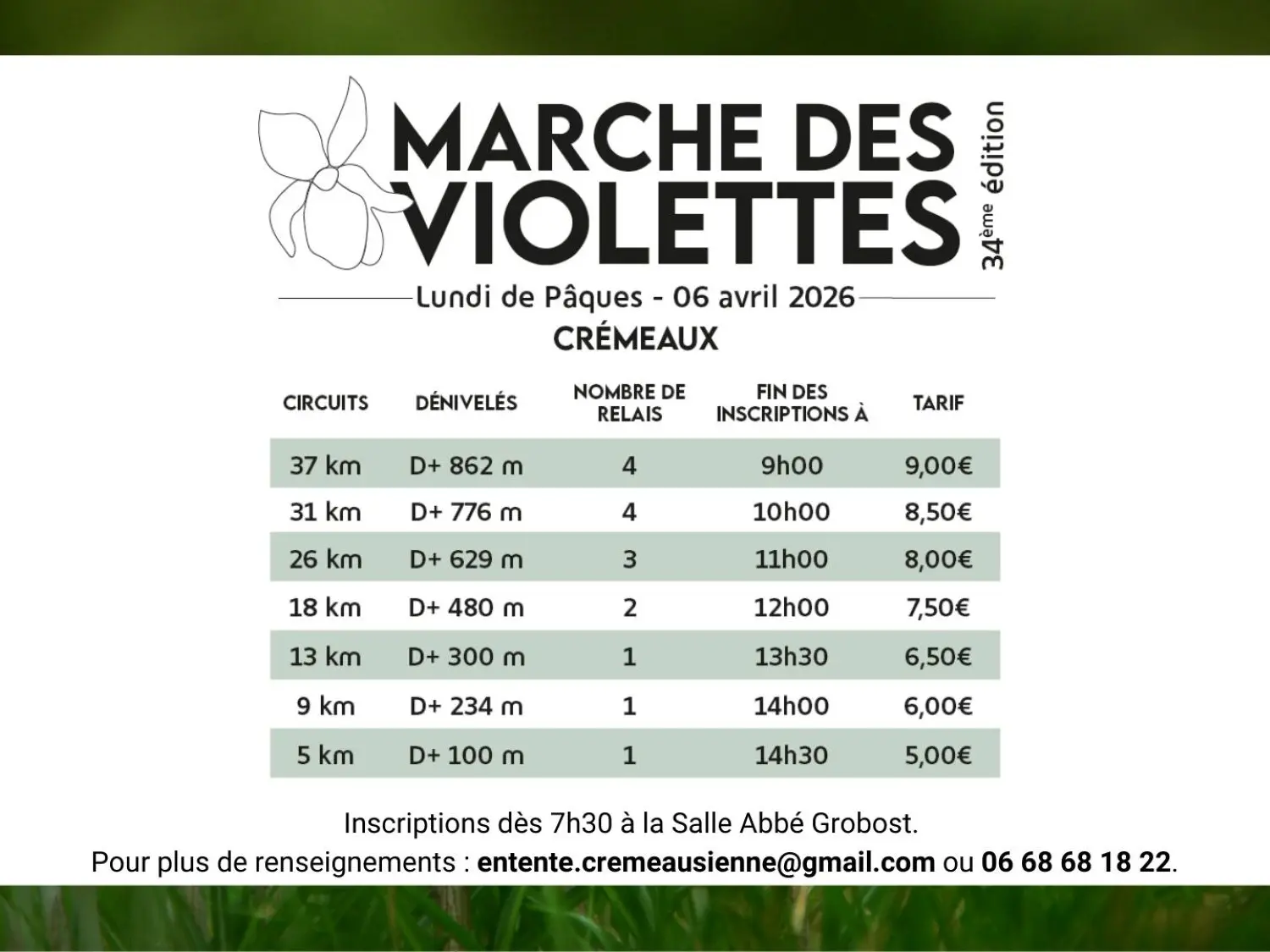 Affiche marche