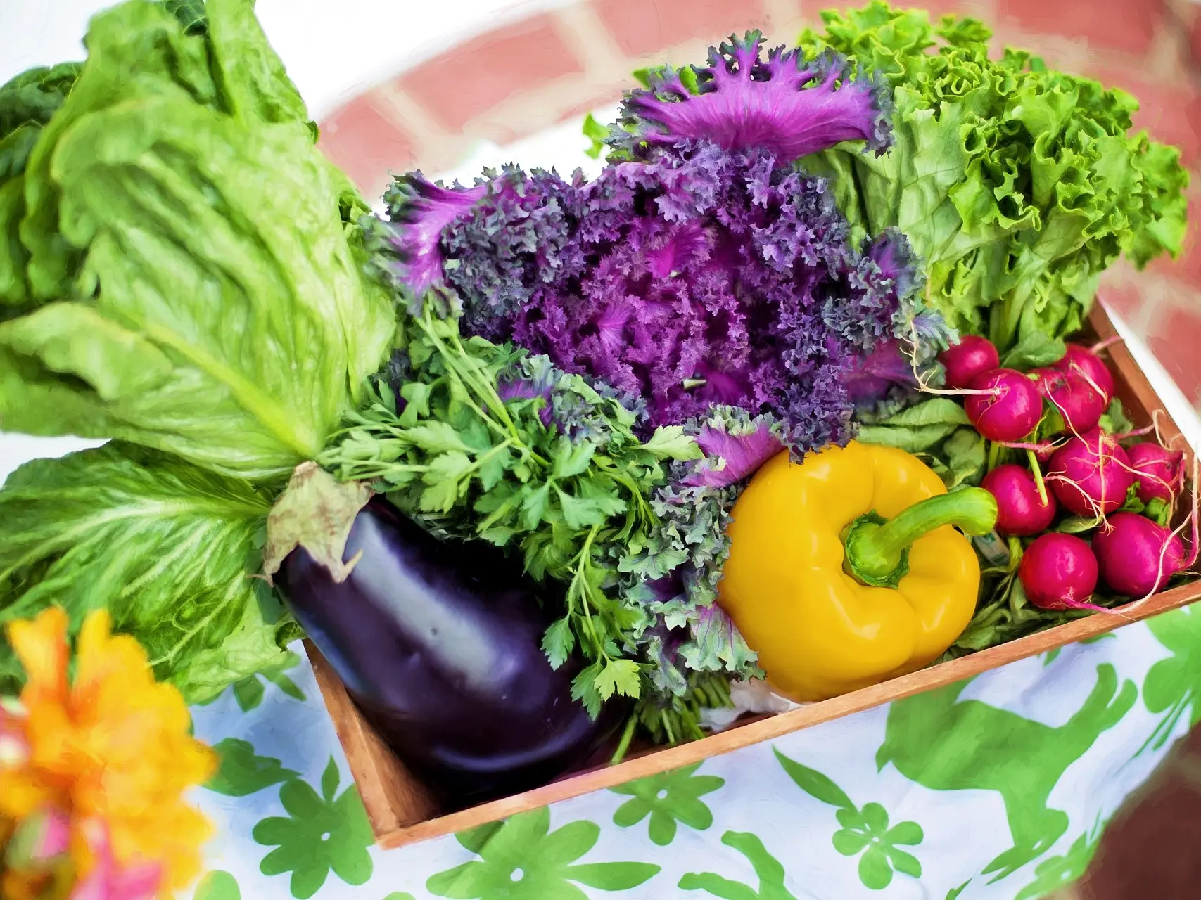 Producteur légumes variés