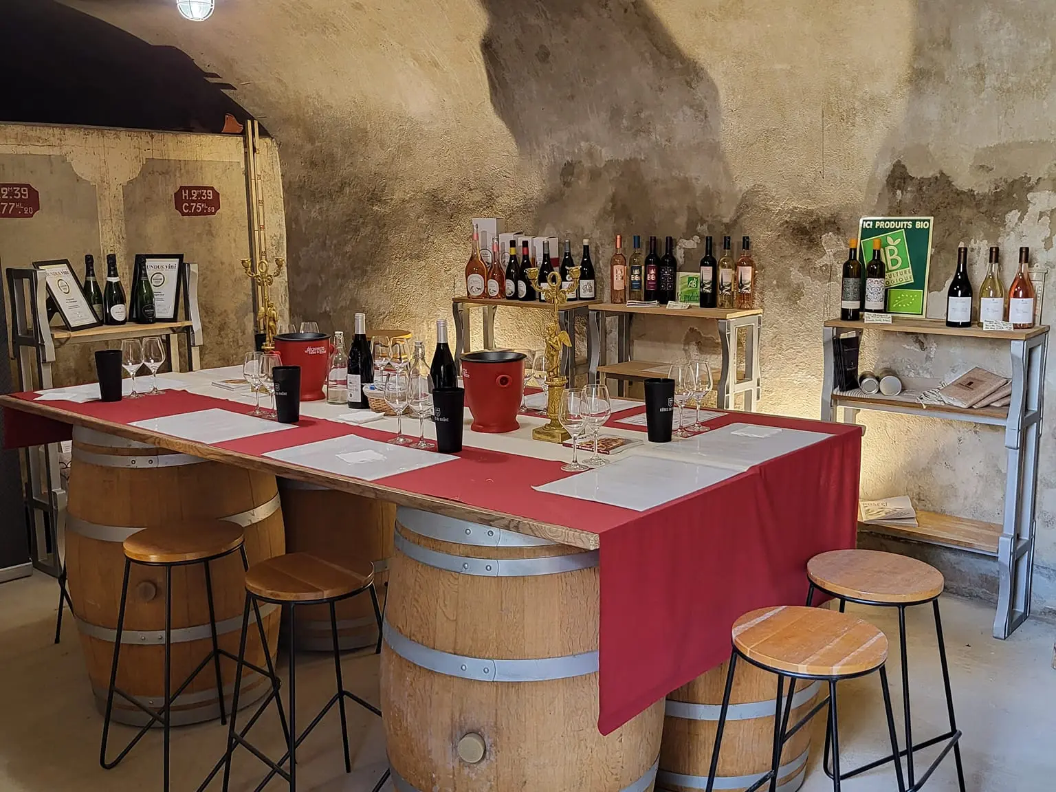 Salle de dégustation