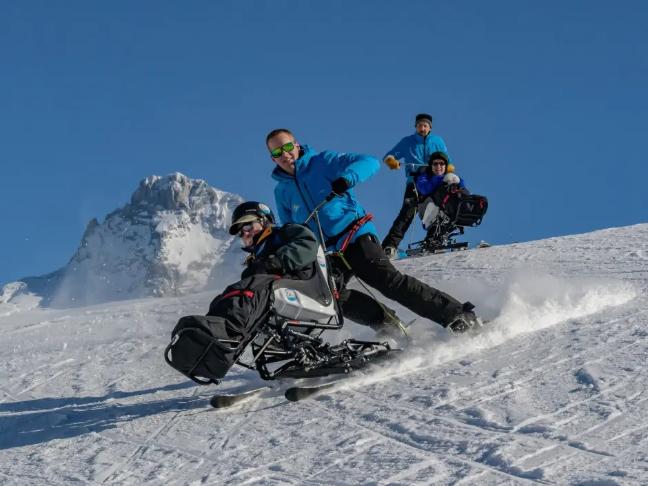 engin descente piste