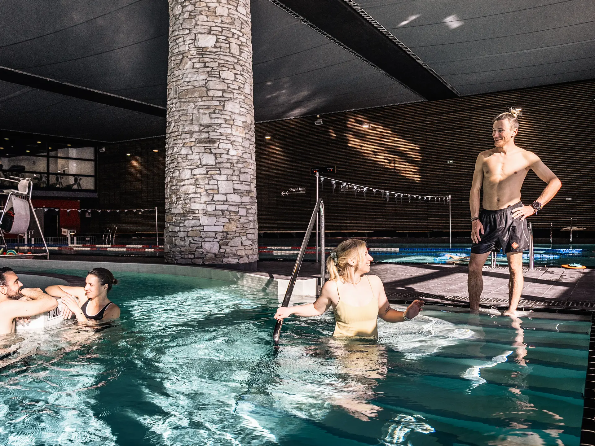 Cours d'aquagym au Centre Aquasportif de Val d'Isère