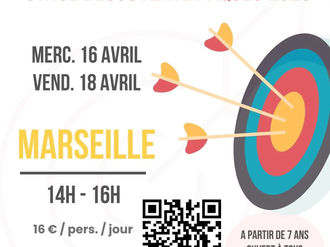 affiche de présentation de l'activité