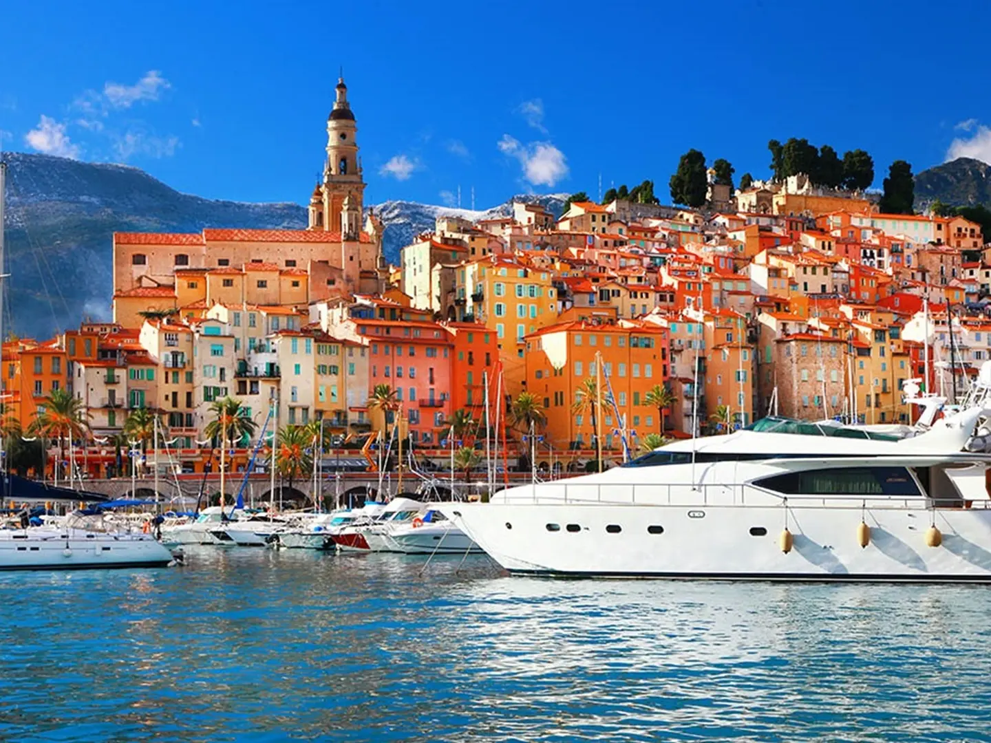 Vue panoramique de Menton