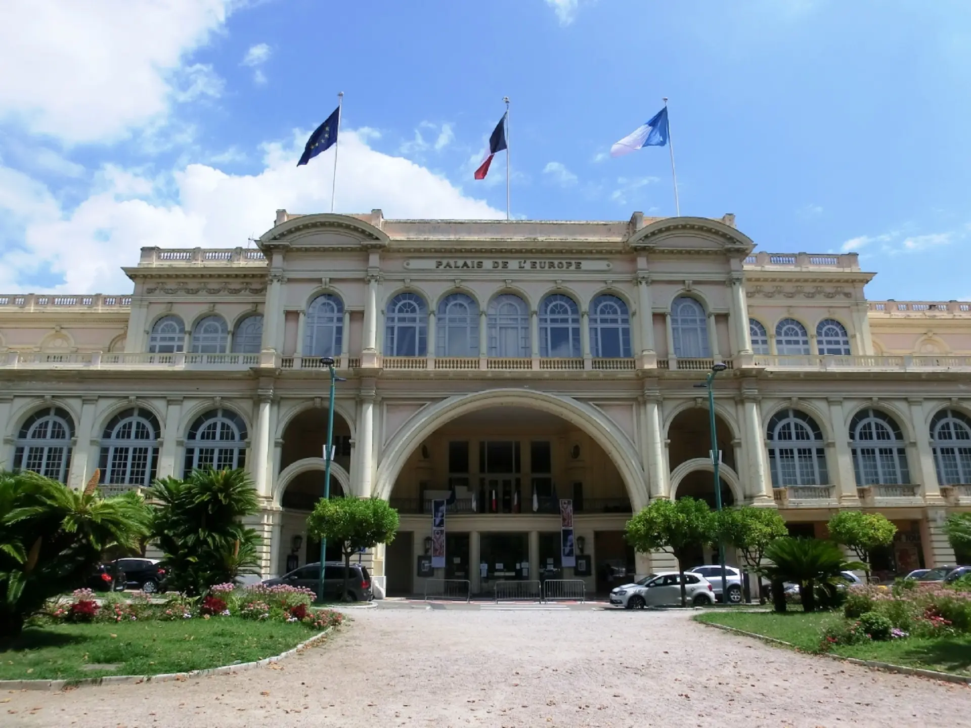 Façade du Palais de l'Europe