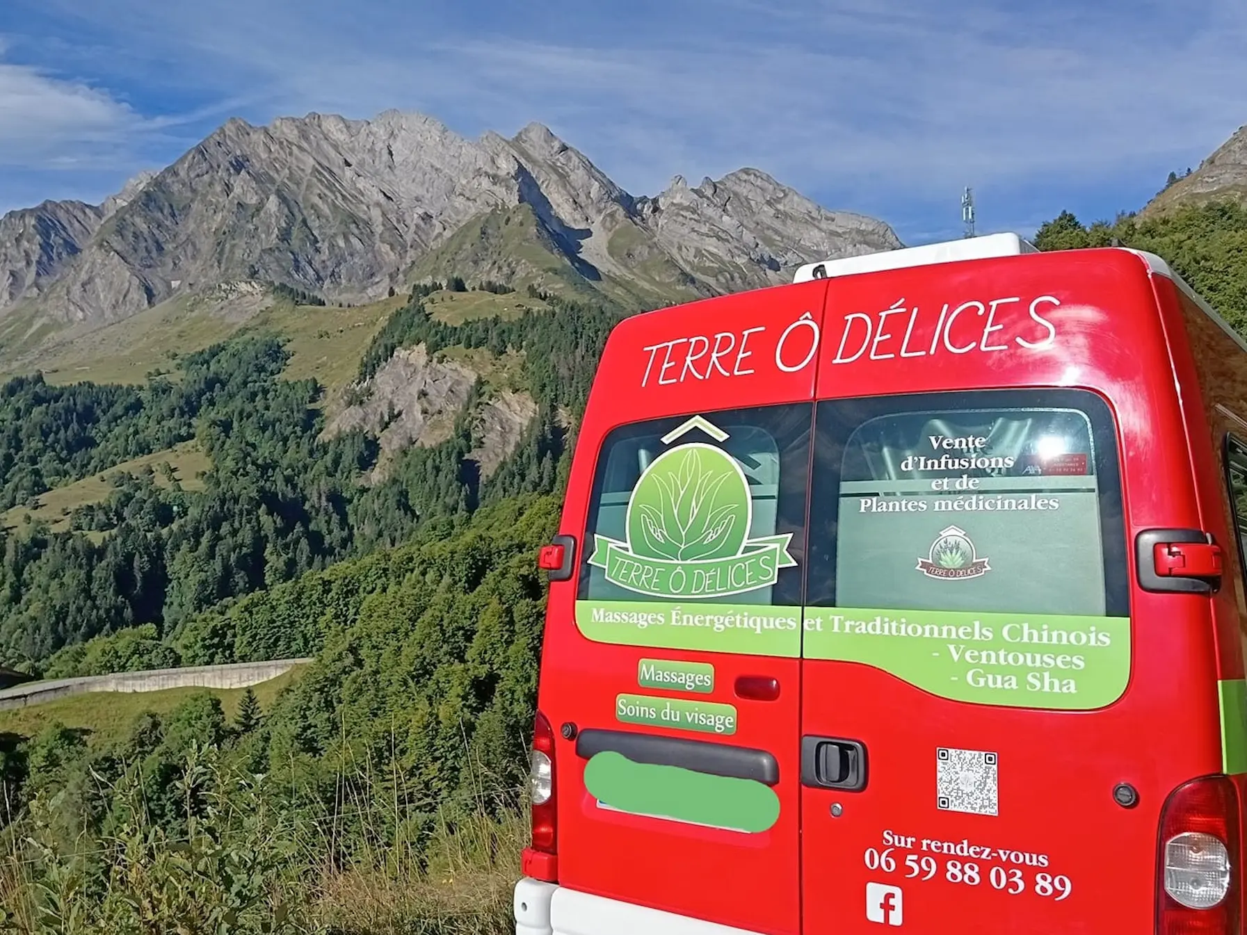 Camion de massage ambulant