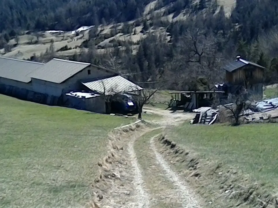 vue sur la ferme le Perrier