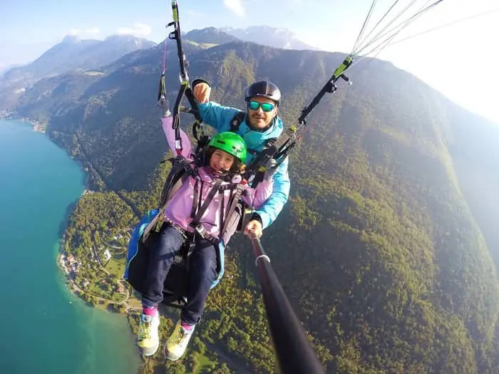 Vol en parapente Aiglon avec A l'air libre parapente_Doussard