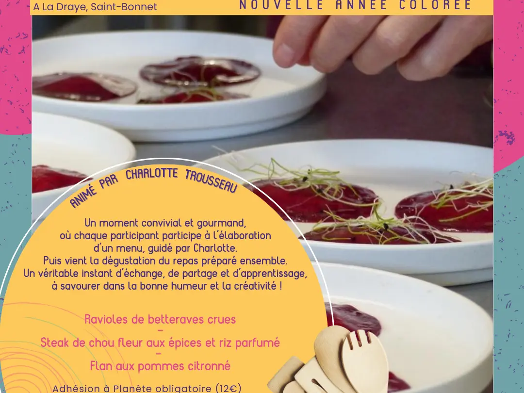 Atelier cuisine et repas partagé