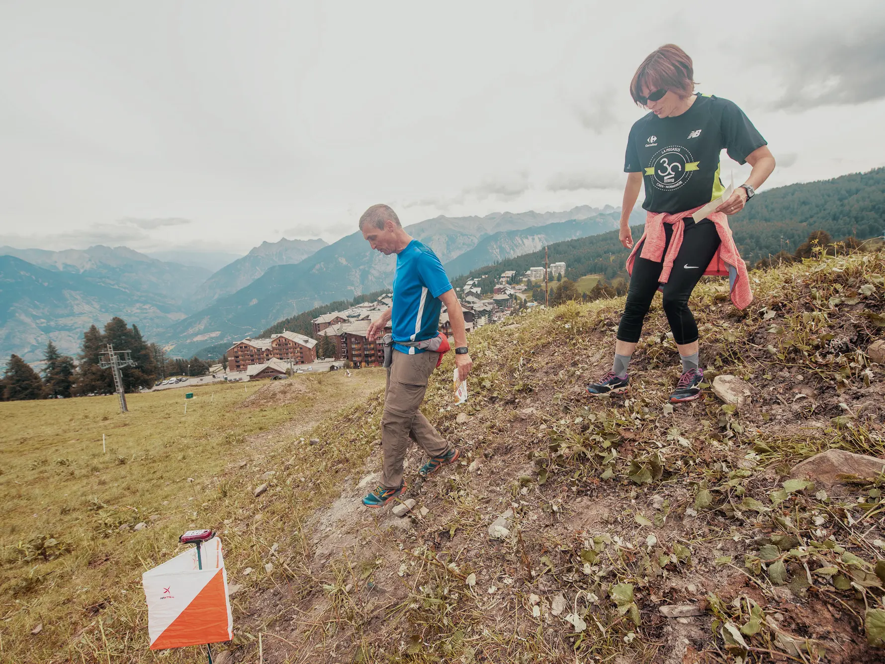 Parcours d'orientation à Risoul 1850
