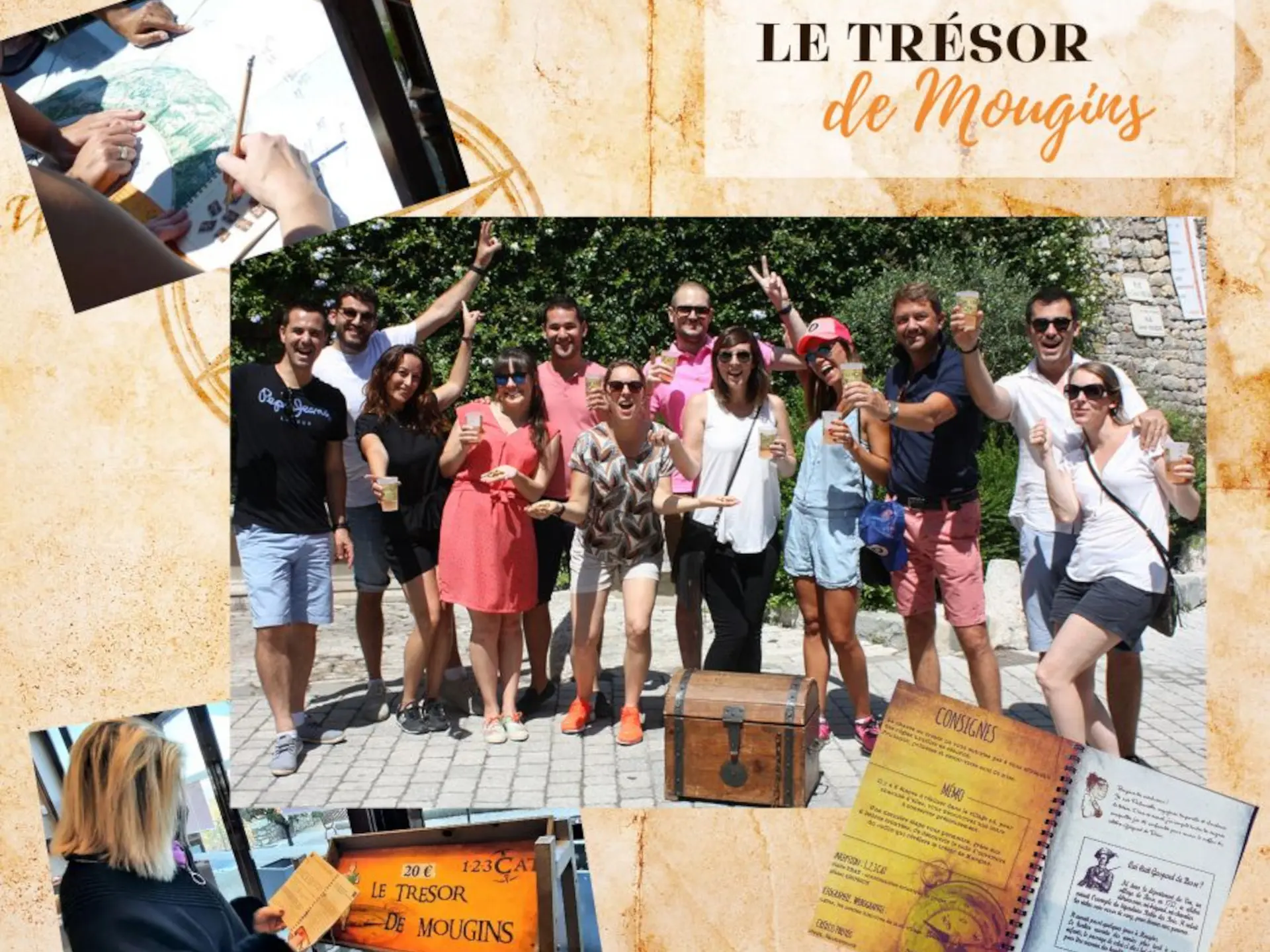 Livret de jeu chasse au trésor à Mougins